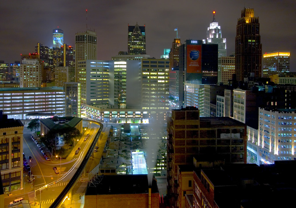 cbd night A view of the central business district of downt… Flickr