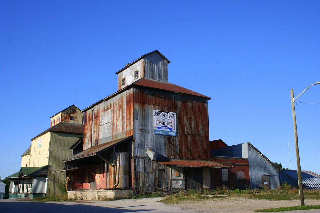 Marshall's Feed Mill Sunny Day Dundalk, Ontario. Marshal… Flickr