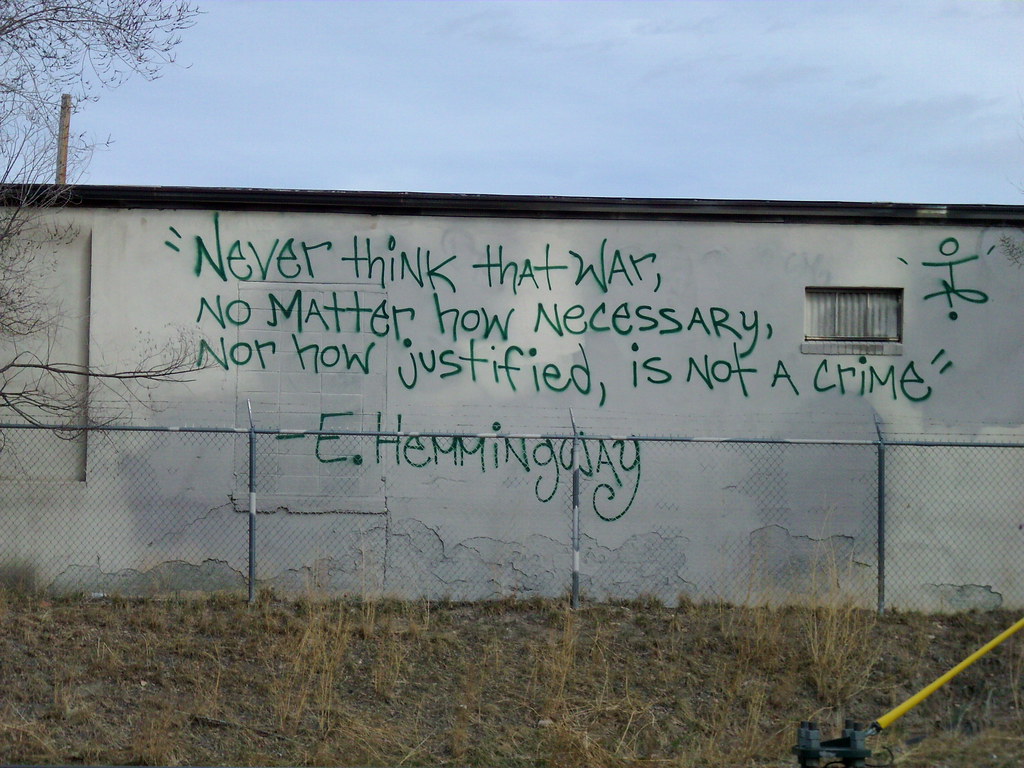 Graffiti Quote! One of my favorite quotes scrawled on the … Flickr