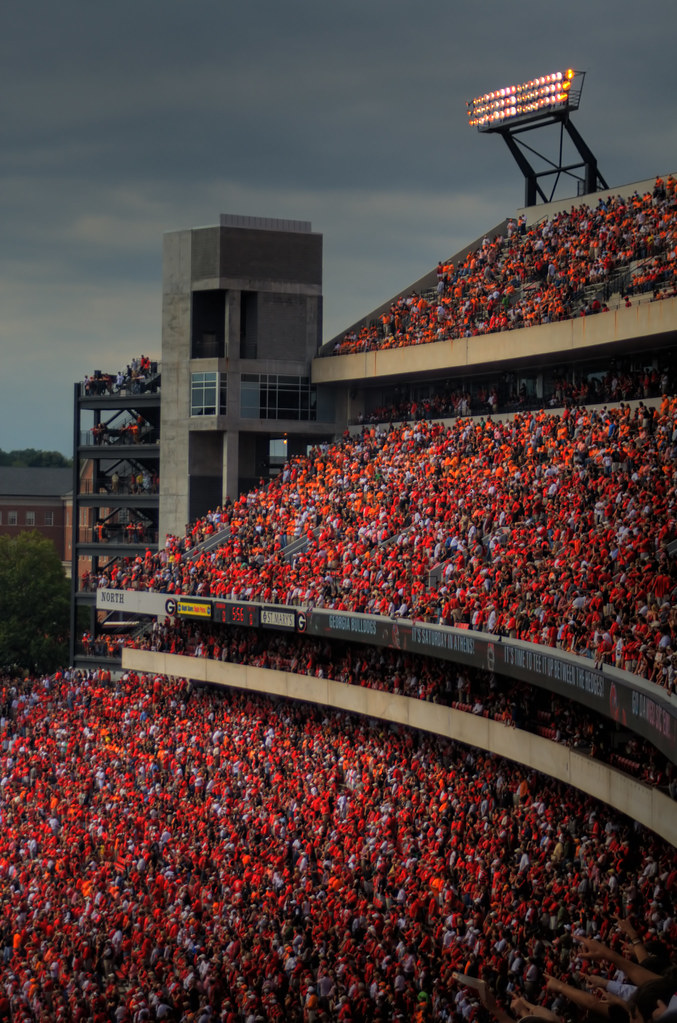 Sanford Stadium Crowd From the UGA vs. Tenn game. Flickr