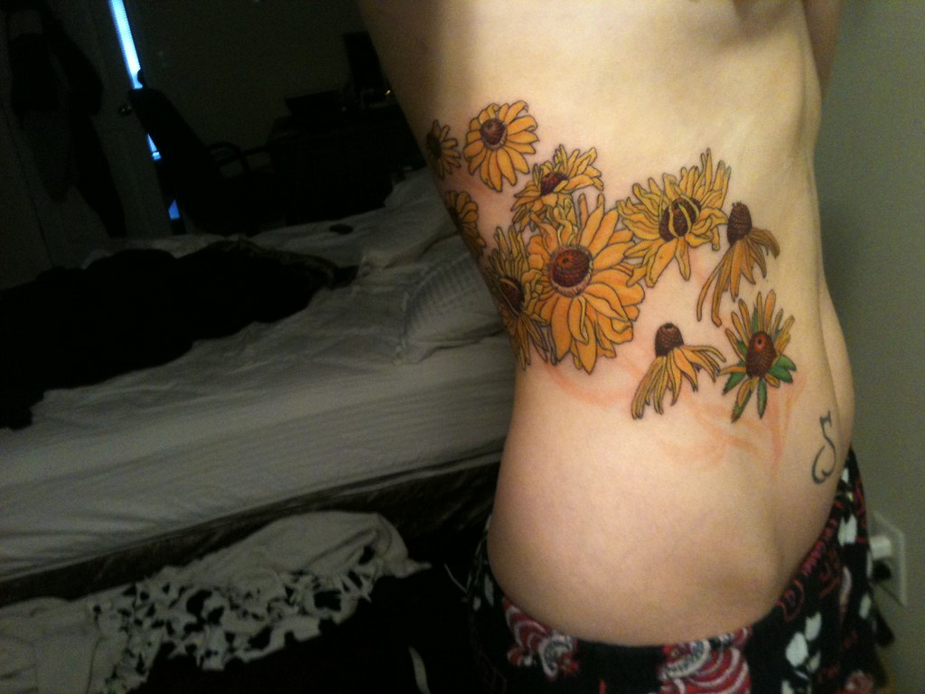 Coneflower tattoo 05 First half of blackeyedsusans (aka … Flickr
