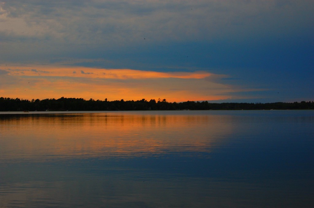 Norway Lake Minnesota Sunset at Norway Lake from fishing b… Flickr