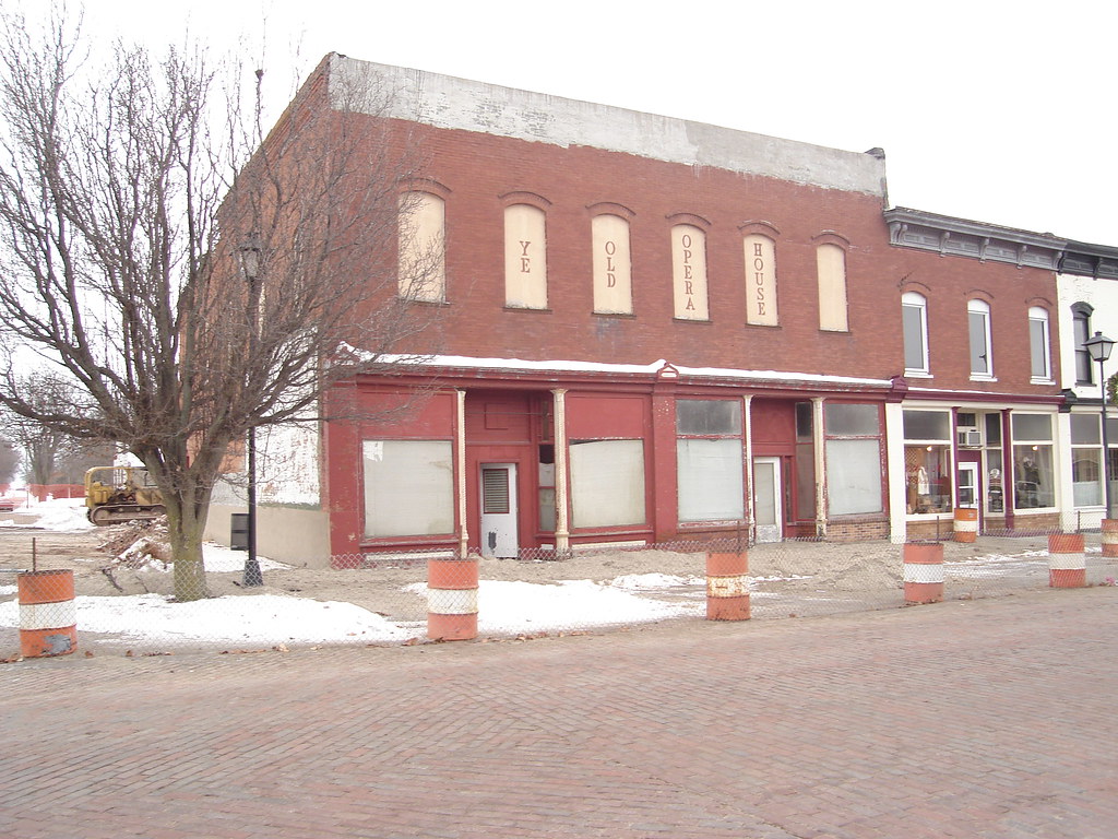 Lyons, Nebraska Opera House The demolition crew prepares t… Flickr