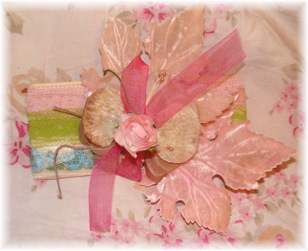 Vintage Velvet Millinery Flowers and Leaves Another item I… Flickr