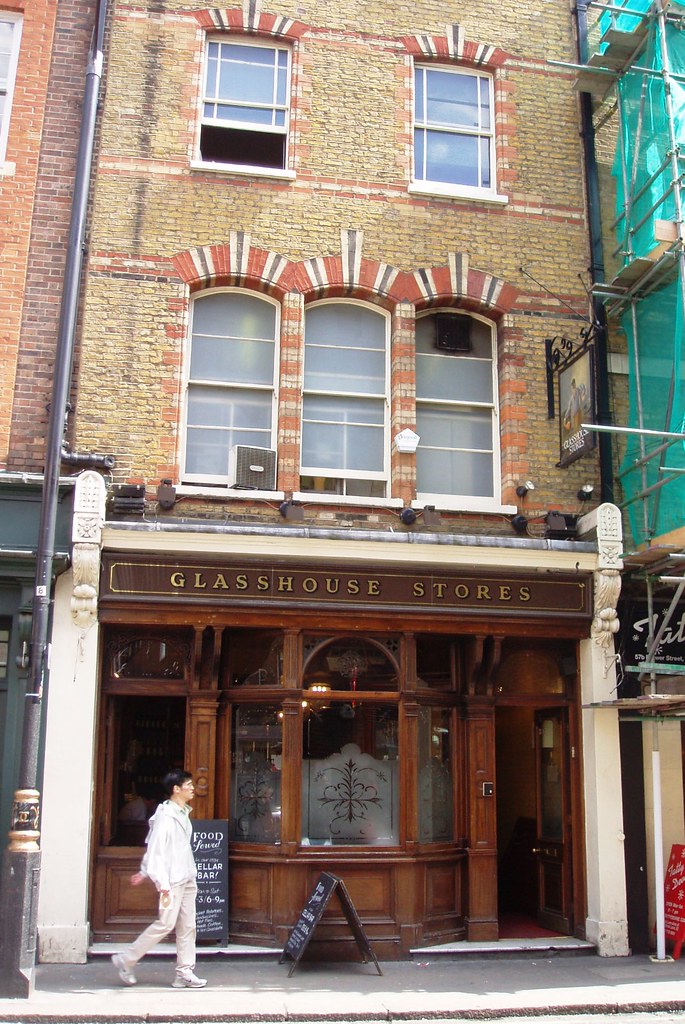 Glasshouse Stores, Soho, W1 An easytomiss pub in Soho, b… Flickr