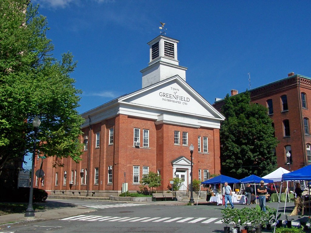 Town Hall, Greenfield, Massachusetts Town of Greenfield, I… Flickr