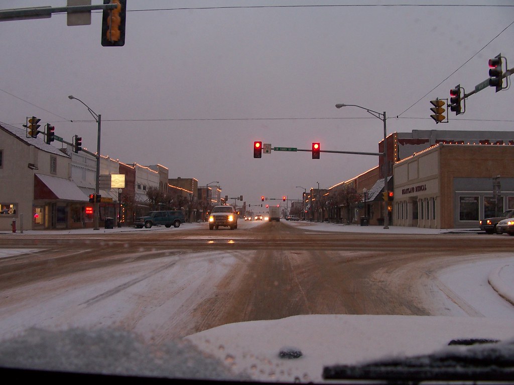 Winter weather driving downtown Elk City, OK 12/16/2008 … Flickr