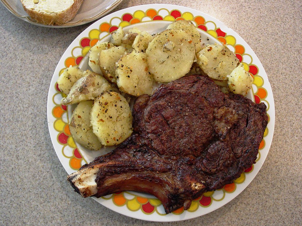 Rib Eye Steak Dinner with Potatoes Phoenix, Arizona Flickr