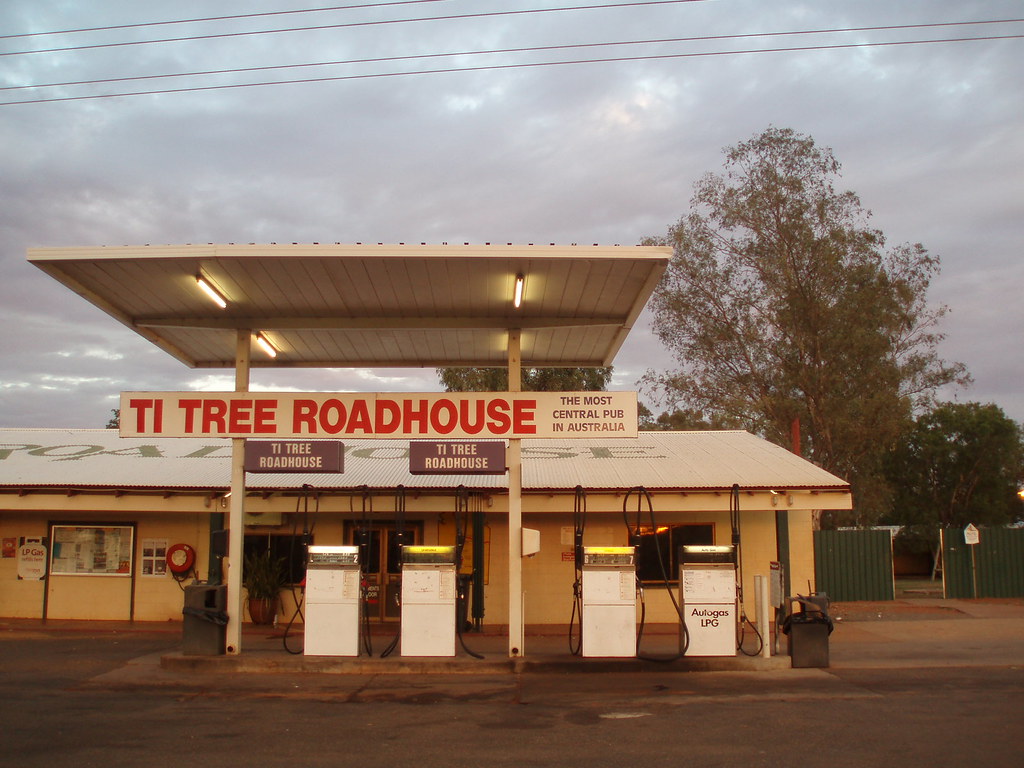 Ti Tree Roadhouse Australia's most central pub. We stayed … Flickr