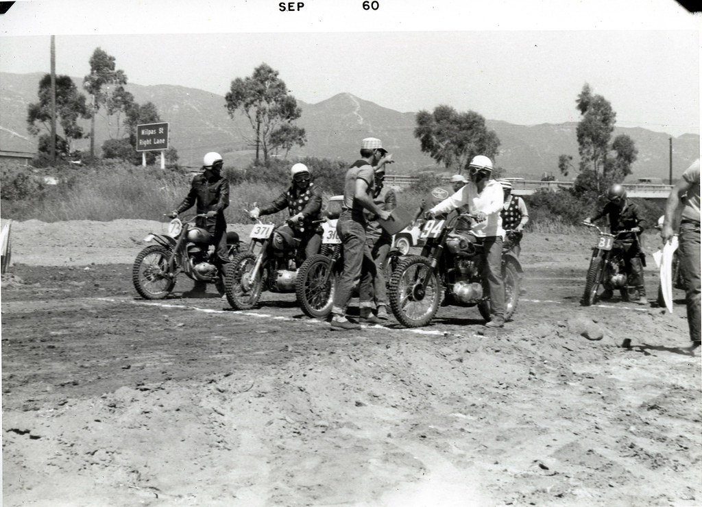 Hare Scrambles Motorcycle Race in Santa Barbara 1960 Flickr