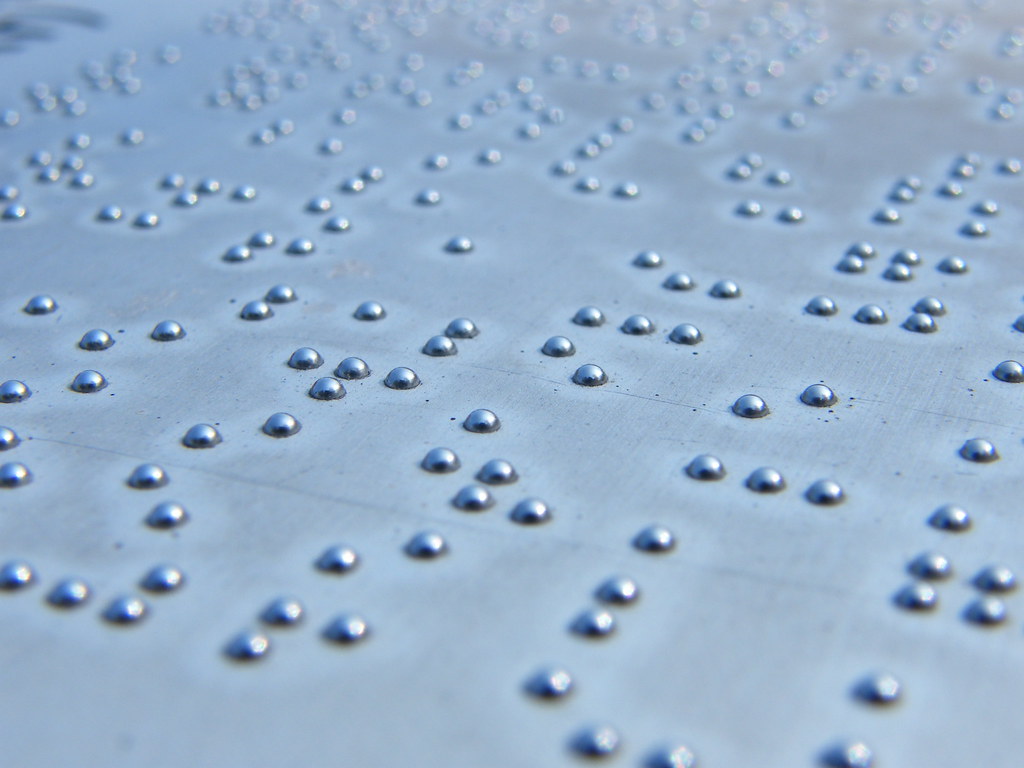 Braille Bokeh I always run my fingers across braille and a… Flickr