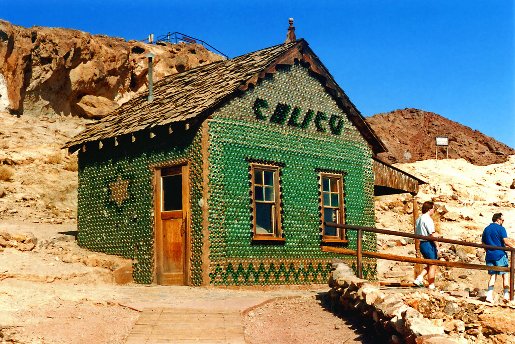 Bottle House, Calico Ghost Town As seen, this house is