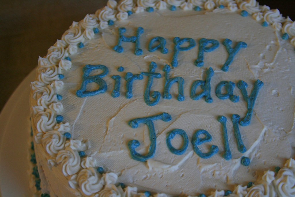 Happy Birthday Joel! It's my boyfriend's birthday and I ba… Flickr