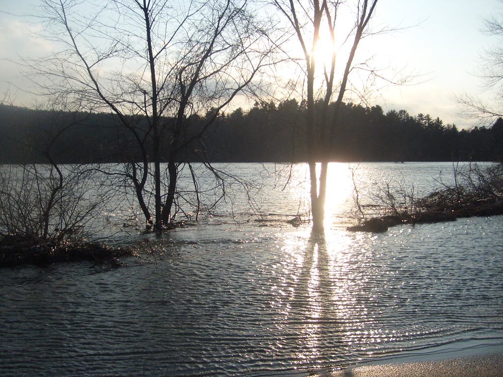 Housatonic River flood; Ashley Falls, MA 3/10/08 Allison C. Flickr