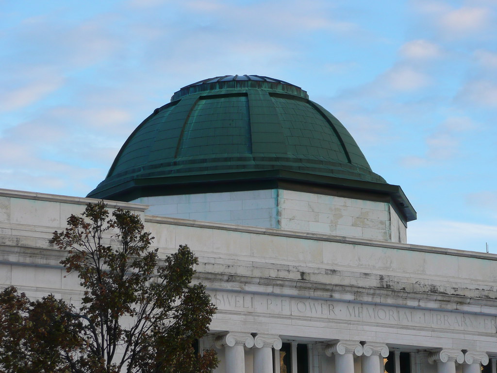 Watertown, NY Roswell P. Flower Memorial Library dome Flickr