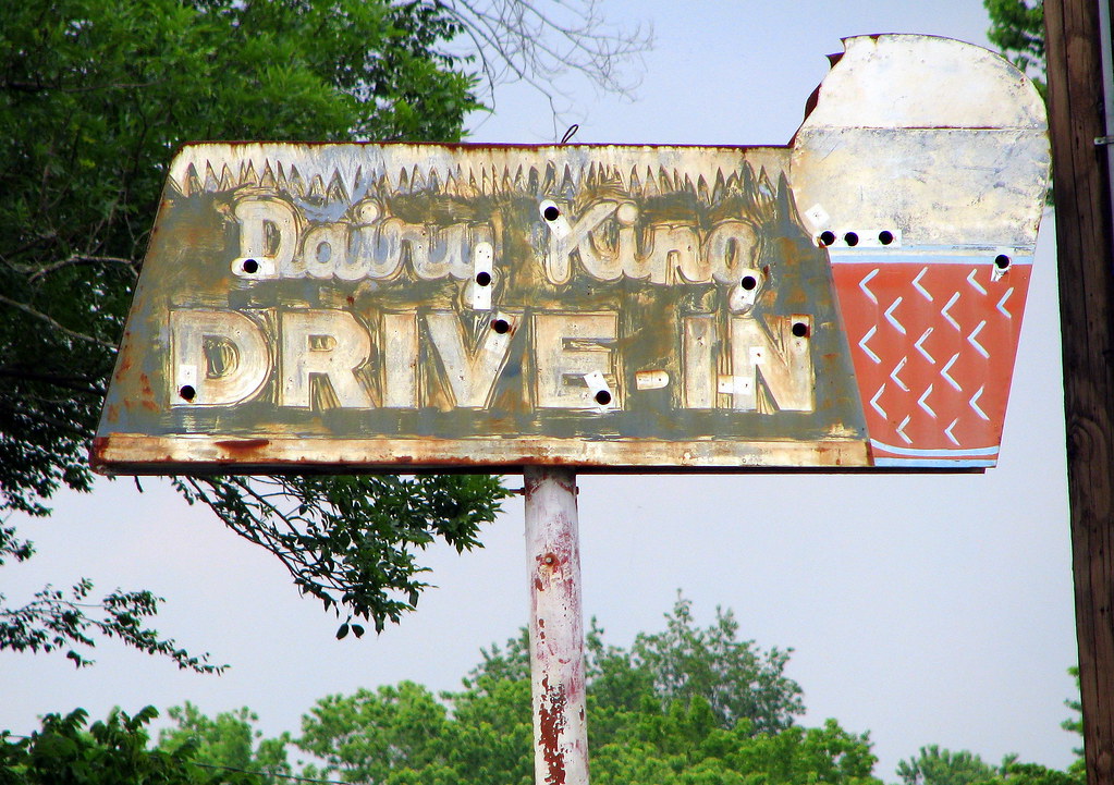 Dairy King sign Thompson Ln, Nashville TN As a kid, I just… Flickr