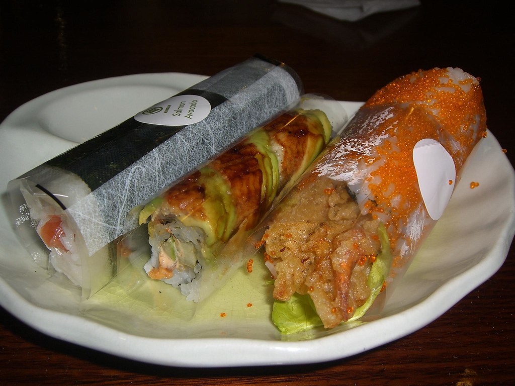 Spider Crab Roll, Dragon Roll, Salmon and Avocado Roll K… Flickr