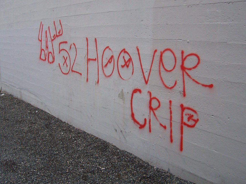 HOOVER 52 Hoover Gangster Crips. Found in WA. Brad Flickr