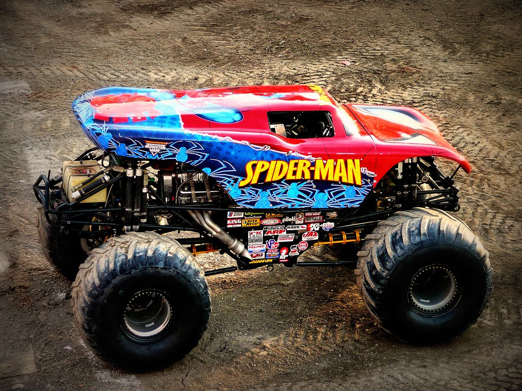 Spiderman Monster Jam Madrid 2011 Panasonic DMCTZ3 en.w… Flickr