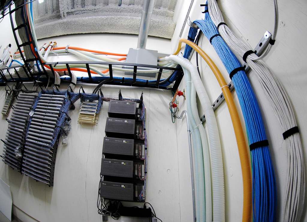 closet cable management (fisheye) ChrisDag Flickr