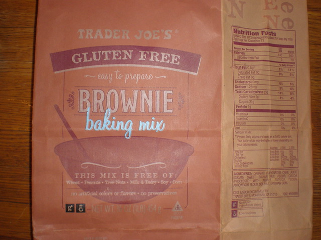 Gluten free brownie mix trader joes and also how much money does