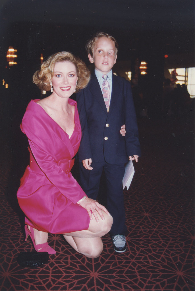 Nancy Stafford and NF child 1992..Nancy Stafford comes to … Flickr