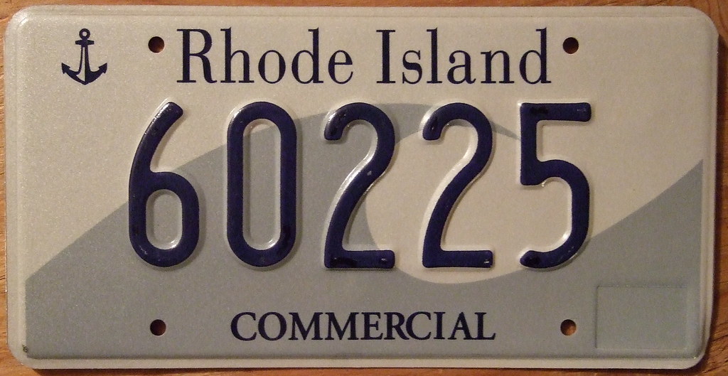 RHODE ISLAND undated COMMERCIAL plate Jerry "Woody" Flickr