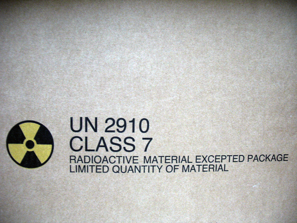 UN 2910 UN 2910 Class 7 Radioactive material, excepted p… Flickr