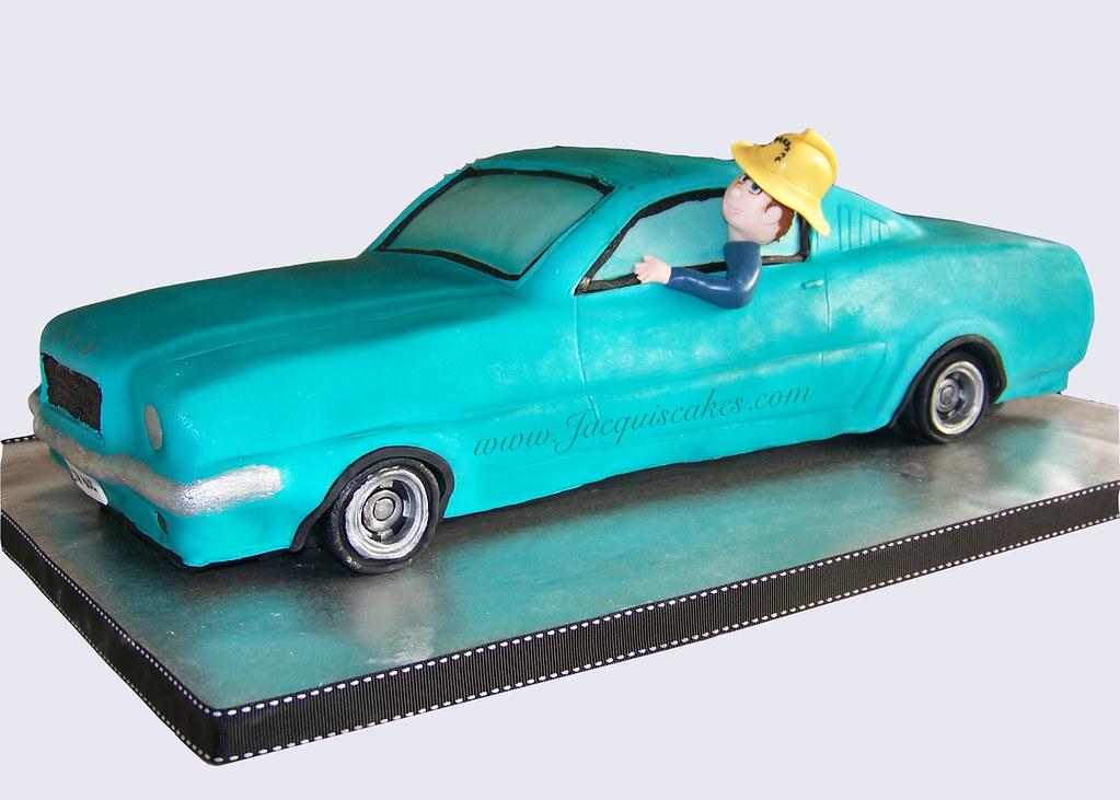 Mustang Cake This ford mustang cake was made for a fireman… Flickr