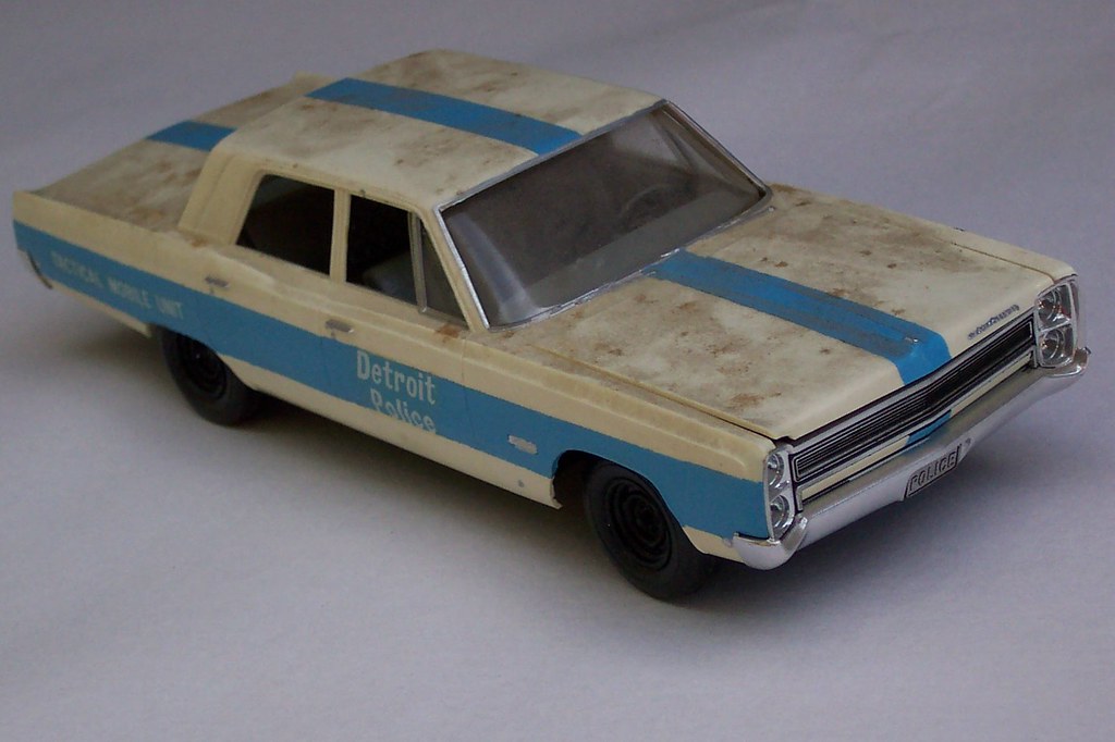 Plymouth Fury police car model kit JoHan police car kit. P… Flickr