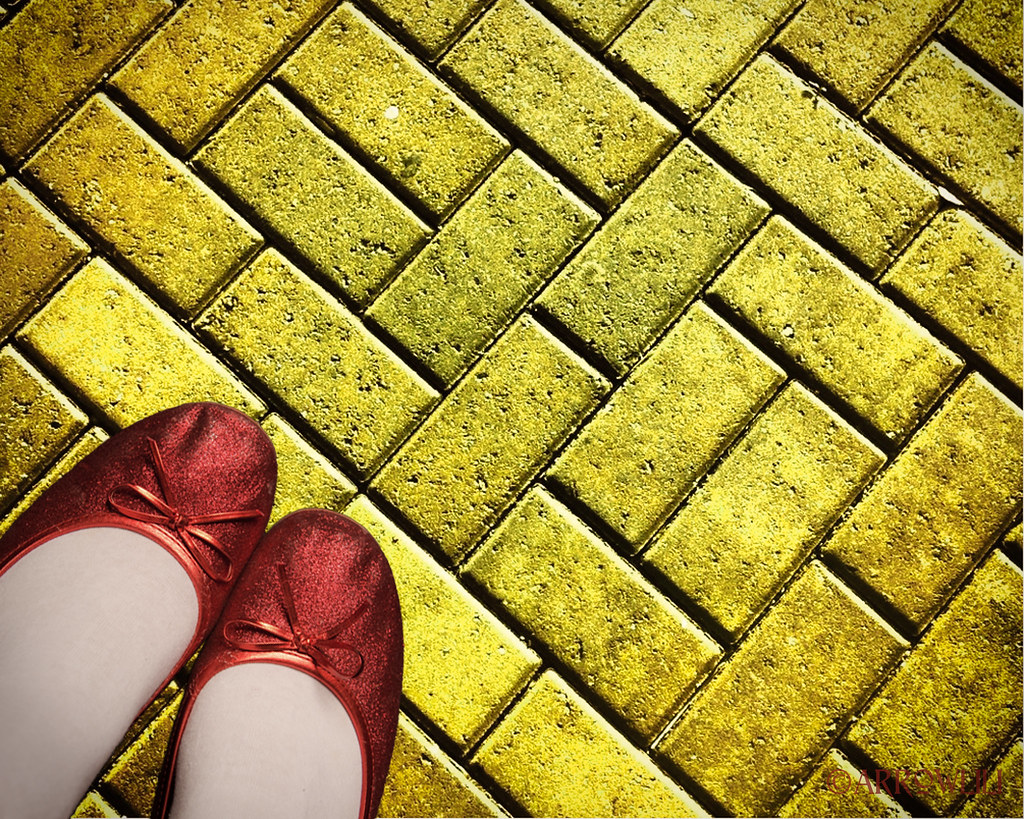 follow the yellow brick road [Explored] it's not spot on, … Flickr