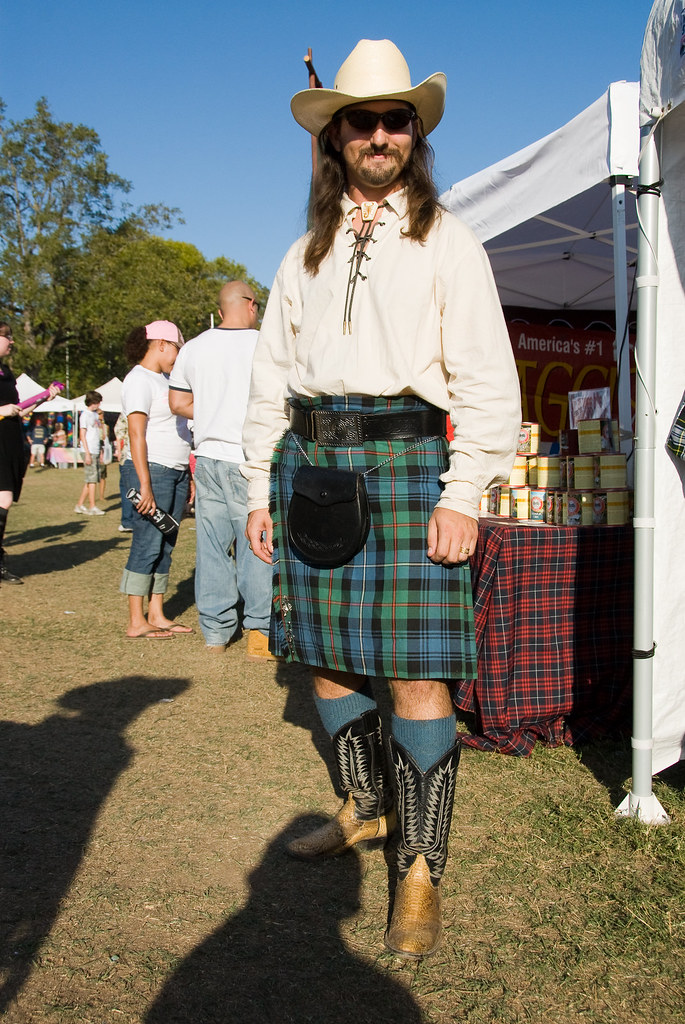 Kilt and Cowboy Boots The Austin Celtic Festival was a