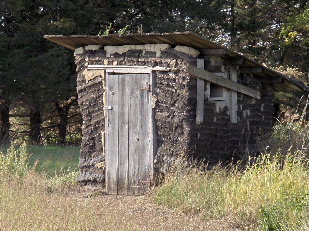 Sod Outhouse; Sod House on the Prairie; Sanborn, MN Flickr