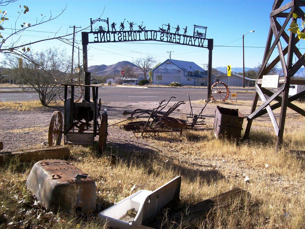 Wyatt Earp's Old Tombstone Entrance to an abandoned touri… Flickr