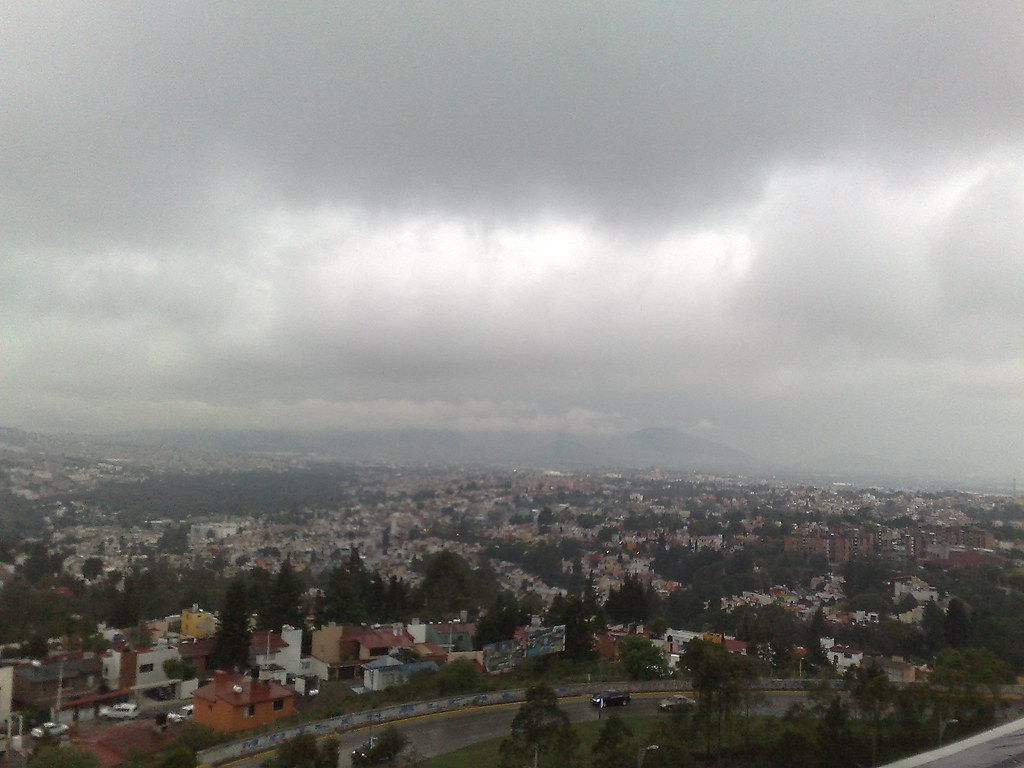 View of Mexico City in the rain Chiva Congelado Flickr