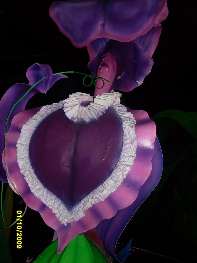 Singing Flower in "Alice in Wonderland" ride Disneyland Flickr