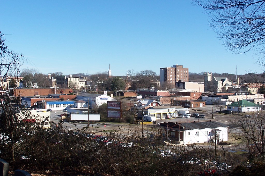 Downtown Cleveland, Tennessee View from Fort Hill Cemetery… Flickr