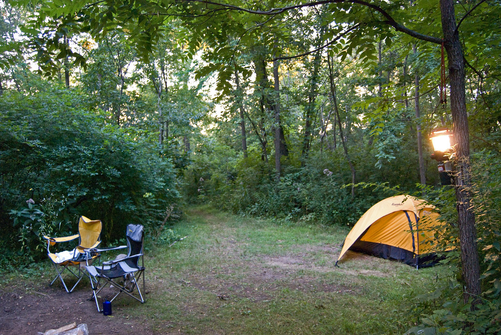 Campsite at New Glarus Woods State Park (2) This is a pict… Flickr