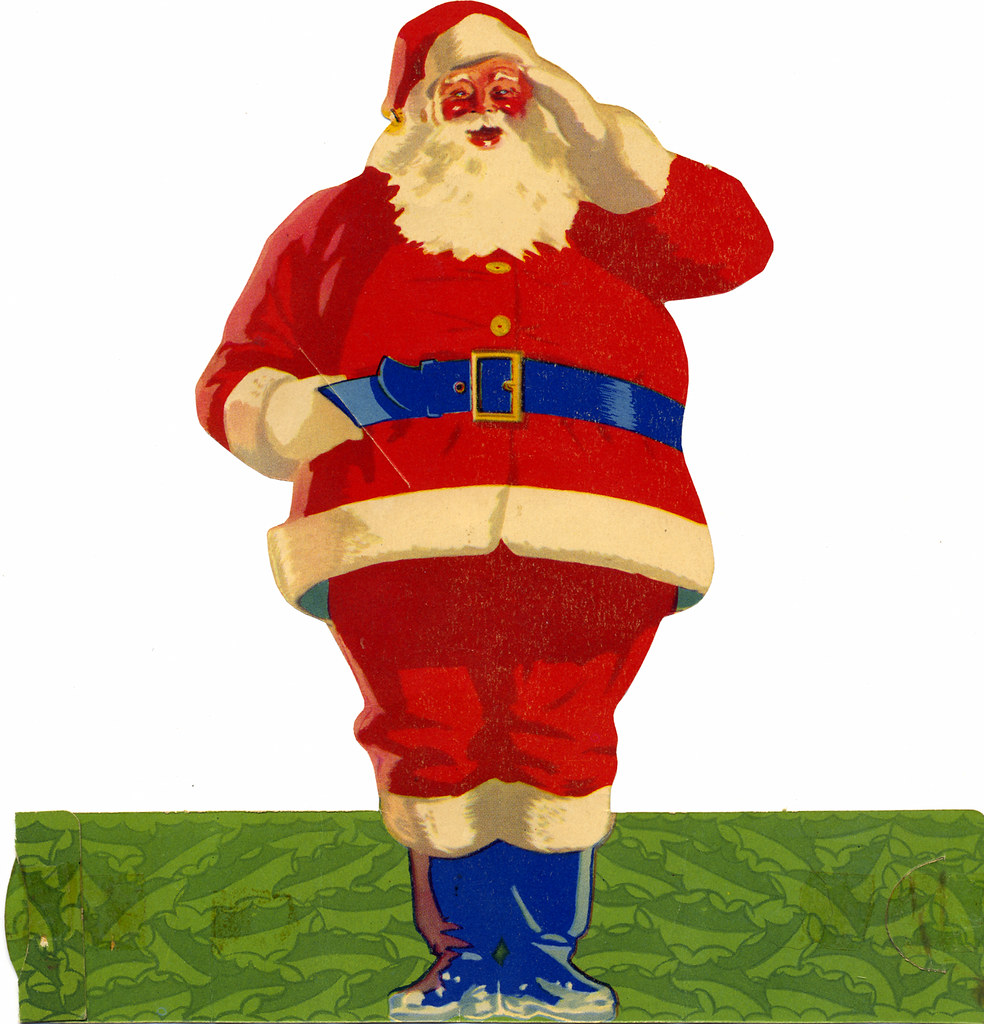 Santa standing I found these standing santas years ago. cu… Flickr
