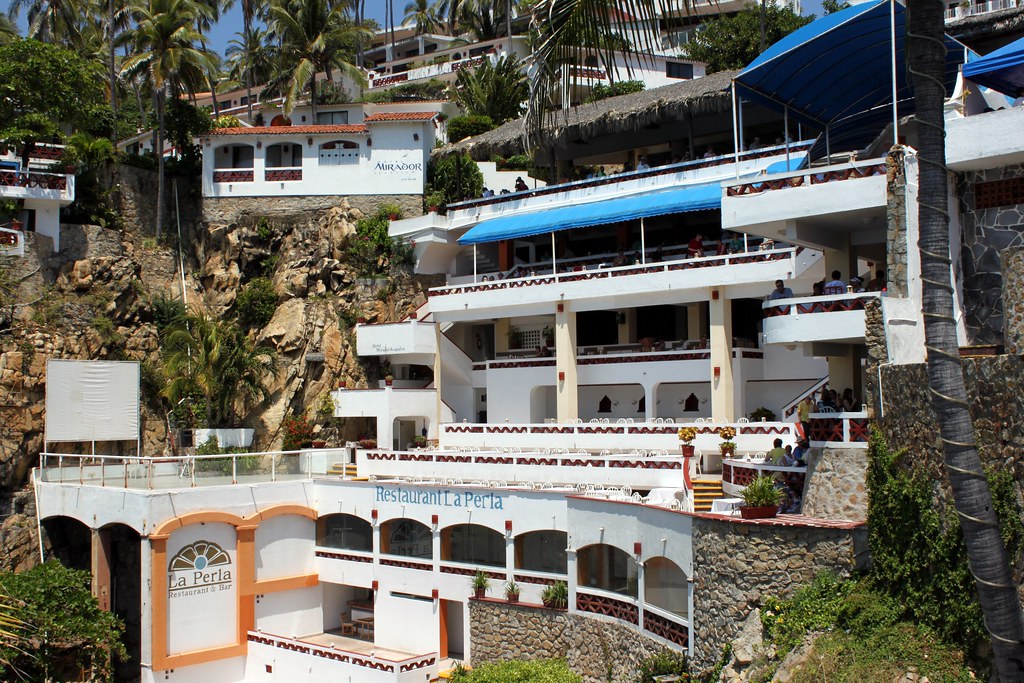 Restaurant La Perla Cliff Divers Show Acapulco Facing La… Flickr