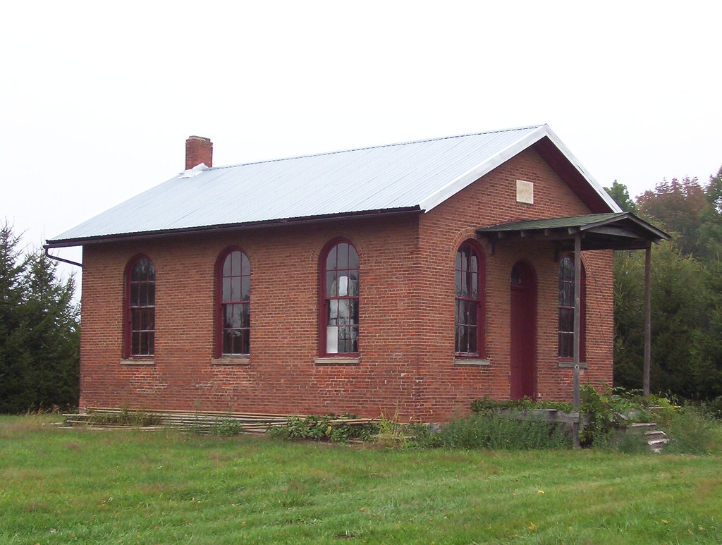 Brick one room schoolhouse All Things Michigan Flickr