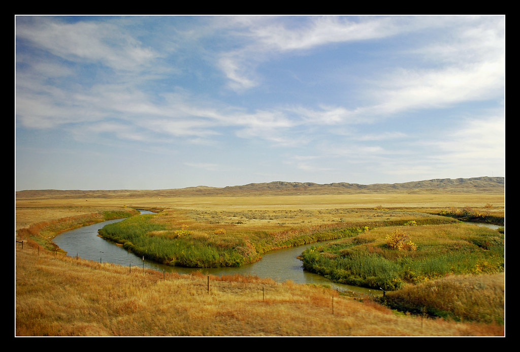 Milk River eastern Montana The Empire Builder follows th… Flickr