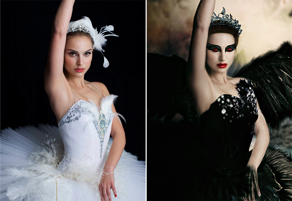 b&a _ transformation of white swan in black swan Photo by… Flickr