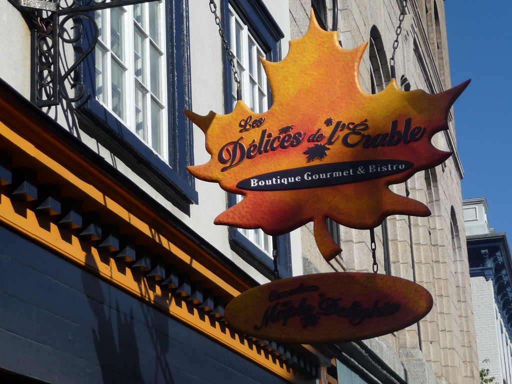 Maple store in Quebec City "Les Délices de l'Erable" ("Ma… Flickr