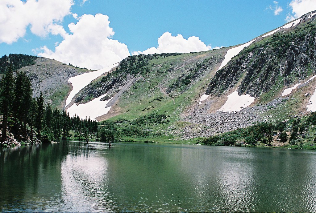 Snow in July at Goose Lake Amy Hedges Flickr