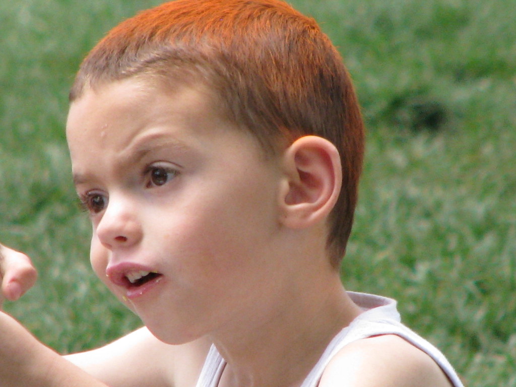 Boy with Orange Hair 1 I was absolutely captivated by th… Flickr