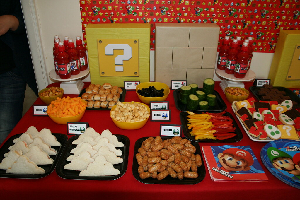 Super Mario 5th Birthday Super Mario Bros Wii theme party!… Flickr