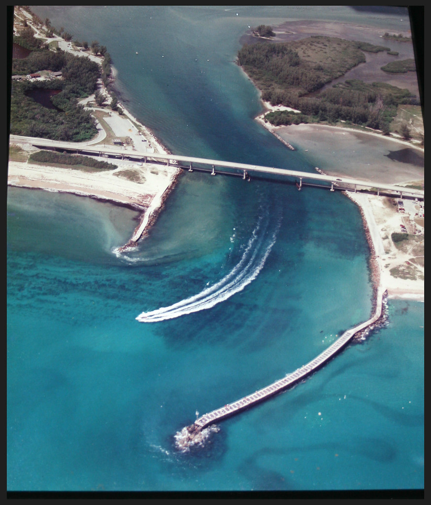 Aerial view of Sebastian Inlet picture of a picture Lorraine Guthrie Flickr