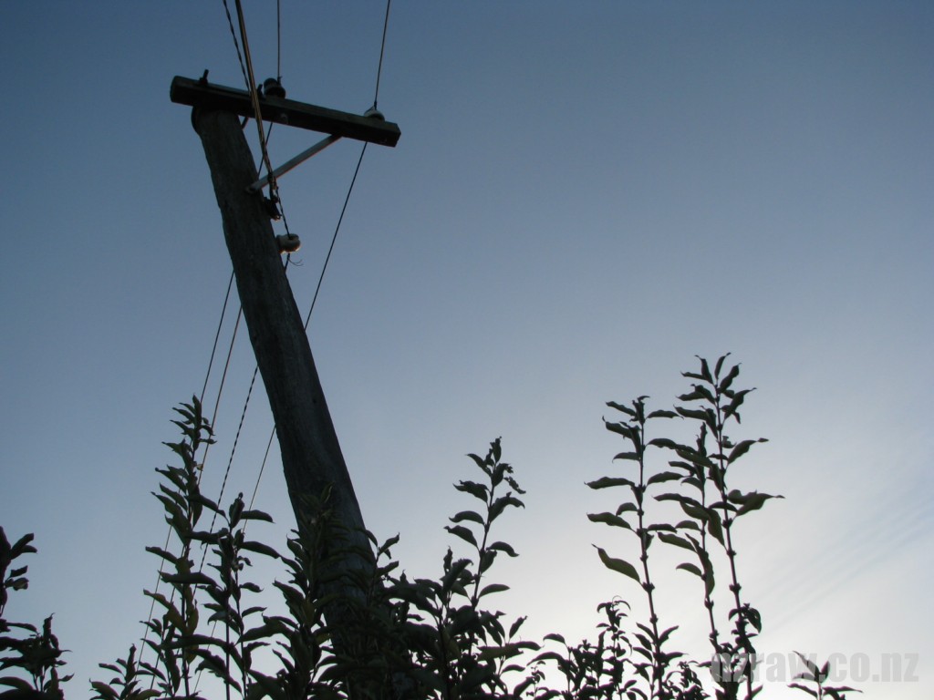 Falling Power Pole This is a power pole that's not far off… Flickr