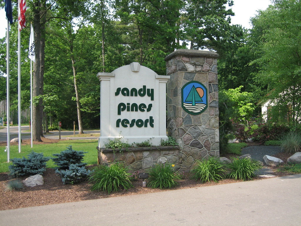 Main Entrance Sign Sandy Pines Flickr